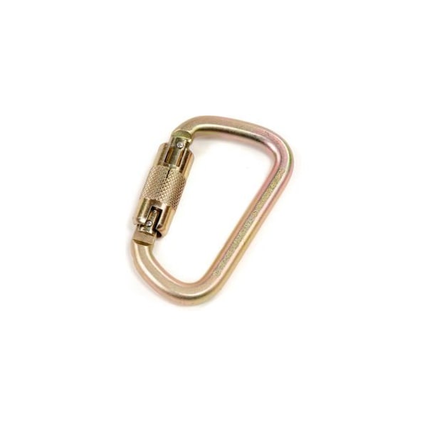 Honeywell North Ansi Z359-2007 Compliant Automatic Twist-Lock Steel Carabiner, 1 In Gate Opening 17D-1/ - main